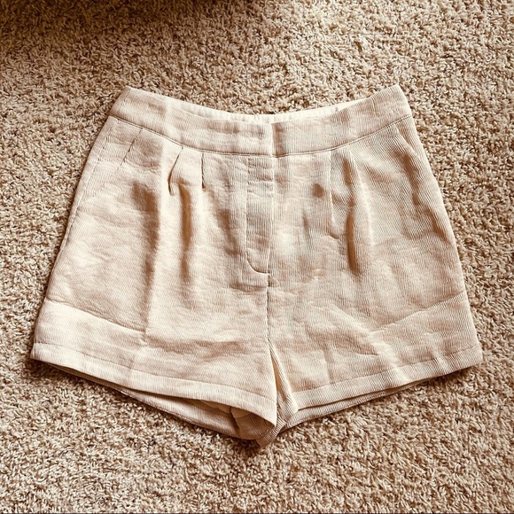 After Market | Pleated High-Waisted Shorts - Picture 1 of 5